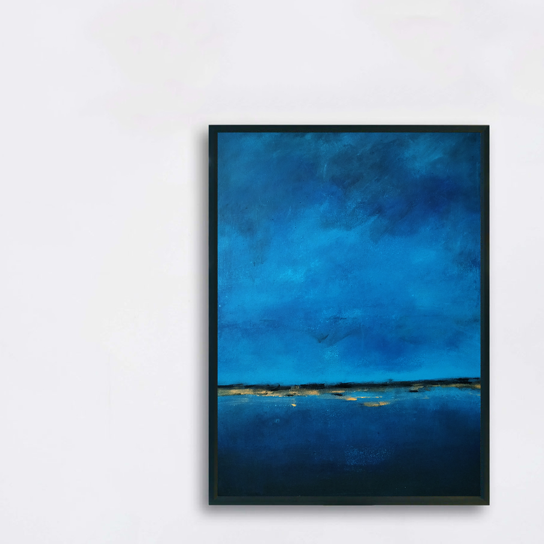 Obraz Akrylowy Brzeg Morski 60 x 80 cm na białą Obraz Akrylowy Brzeg Morski 60 x 80 cm na ścianie białej