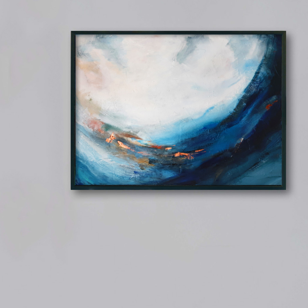 Obraz Akrylowy Szansa 60 x 80 cm obraz na szarej ścianie Nowoczesny obraz abstrakcyjny do nowoczesnego wnętrza