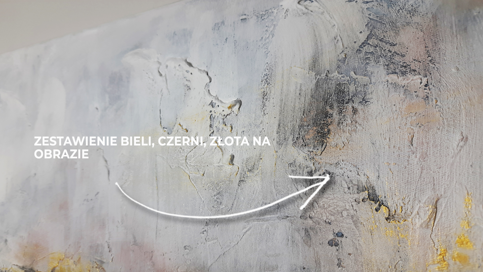 Obraz Akrylowy Złoty Brzeg 70 x 90 cm Detal 1 obraz do salonu