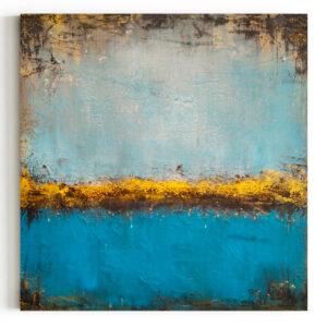 Kwadratowy – “Jezioro”- Obraz Ręcznie Malowany na Ścianę do Kupienia Online na Zamówienie Obrazy do Salonu Sypialni Biura