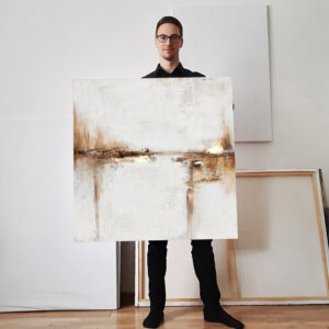 Kwadratowy – “Lato” – Duży Obraz Akrylowy do Salonu do Powieszania na Ścianie Obraz do Wnętrza