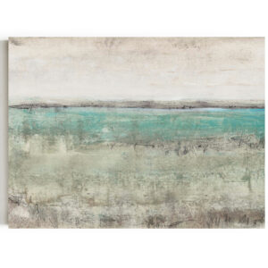 Poziomy – “Turkusowe Morze” – Autorski Nowoczesny Obraz do Salonu Obraz na Ścianę do Domu Mieszkania Biur