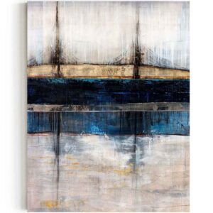 Pionowy – “Most” – Nowoczesny Duży Obraz Akrylowy do Salonu do Powieszania na Ścianie Obraz do Wnętrza