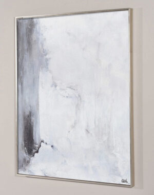 “Szary Abstrakt” – Ręcznie Malowane Obrazy do Salonu Autorskie Obrazy Malowane do Salonu