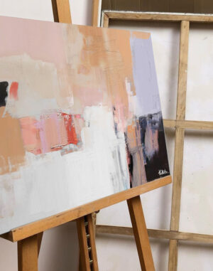 “Pastelove” – Ręcznie Malowane Obrazy do Salonu Autorskie Obrazy Malowane do Salonu