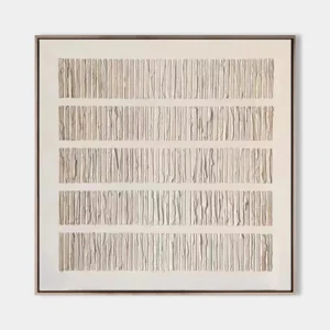 “Beżowa Tekstura” – Ręcznie Malowane Obrazy na Płótnie do Powieszenia na Ścianę