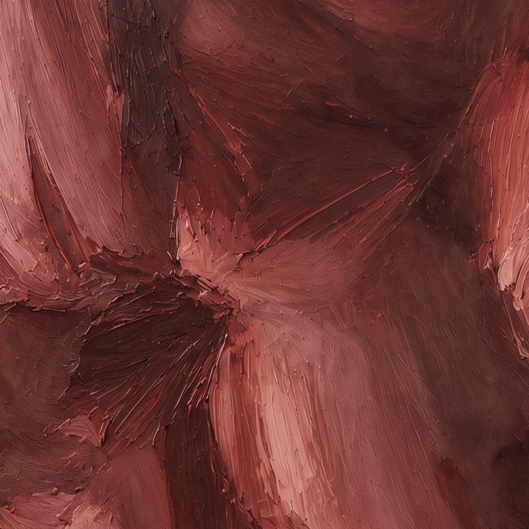 Bordowa Głębia - detal faktury obrazu 2